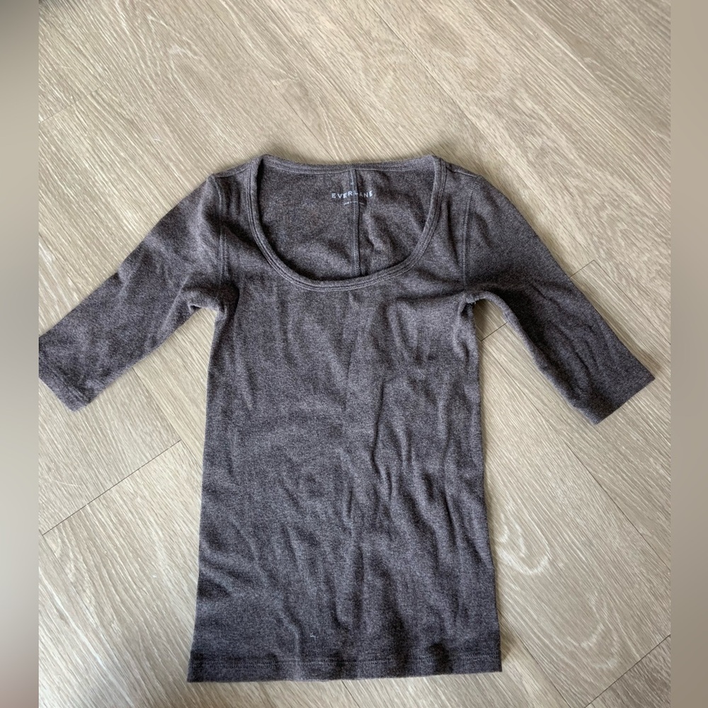 Everlane Ribbed Tee Shirt